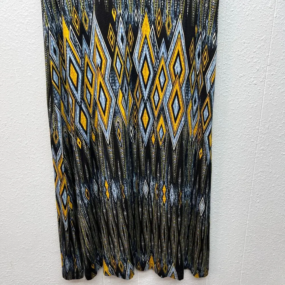 Dna Couture Maxi Skirt Womens Medium Dark Forest Boho Tribal Hippie Party Event